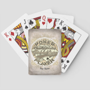 Jeu De Cartes Poker Champ Grand-Père Jouer Cartes