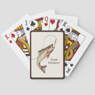 Jeu De Cartes Poker de pêche à la truite