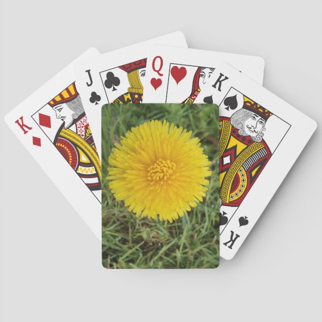 Jeu De Cartes Poker Fleur Jaune Jouer Cartes (dos)