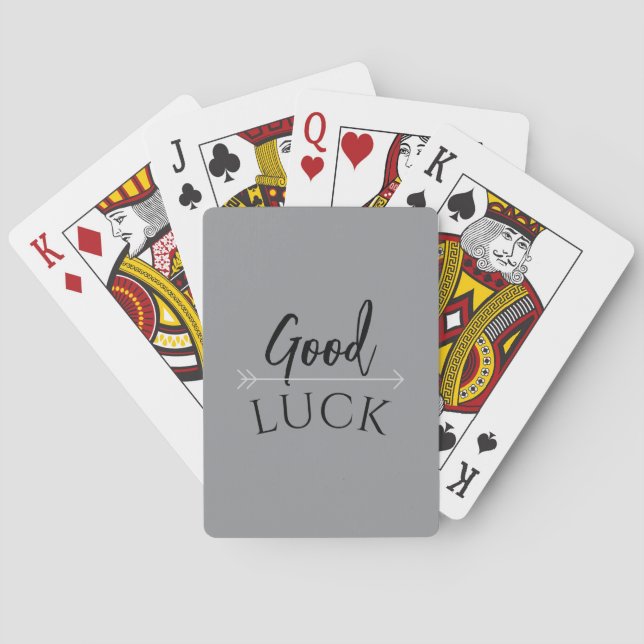 Jeu De Cartes Poker Karten Good Luck (dos)