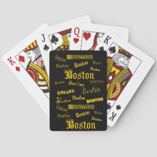 Jeu De Cartes Polices jaunes de Boston