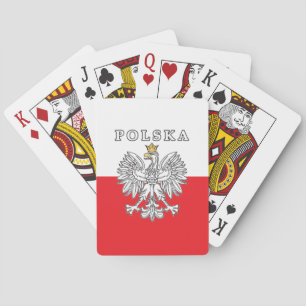 Jeu De Cartes Polska avec Eagle polonais