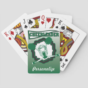 Jeu De Cartes Pom-pom girl vert foncé Personnaliser