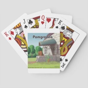 Jeu De Cartes Pomeranian sur Granite (Pomegranite) Drôle