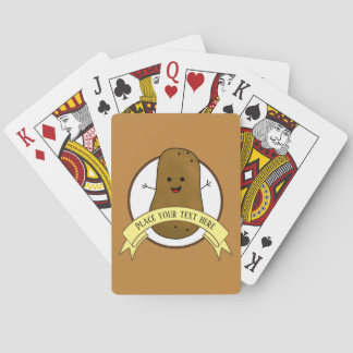 Jeu De Cartes Pomme de terre personnalisée joyeuse