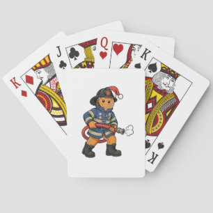Jeu De Cartes Pompier en pain d'épices Noël 2026 Vacances