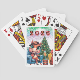 Jeu De Cartes Poney de dessin animé fantaisiste – Célébration de