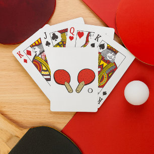 Jeu De Cartes Pong De Tennis De Table