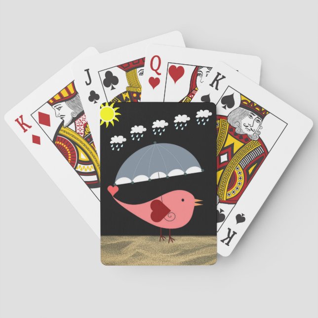 Jeu De Cartes Pont carte de jeu pour oiseaux (dos)