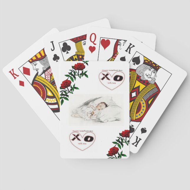 Jeu De Cartes Pont carte de la Saint-Valentin (dos)