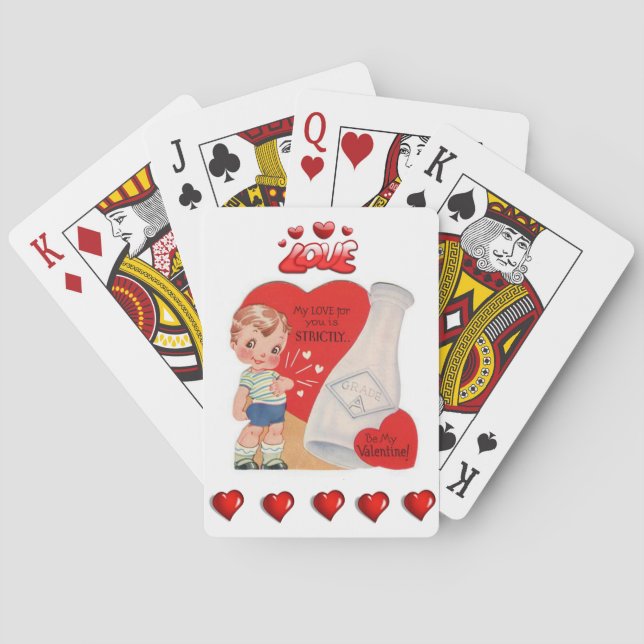 Jeu De Cartes Pont carte de la Saint-Valentin (dos)