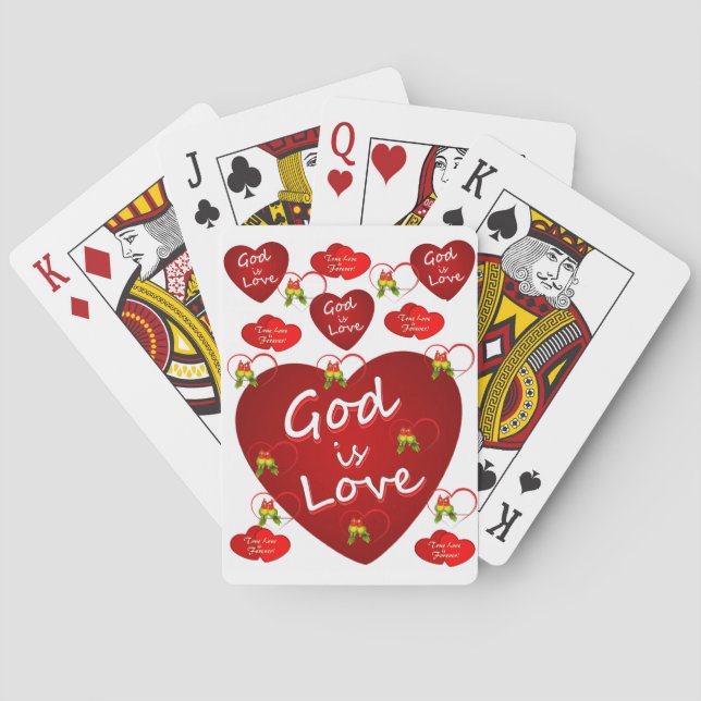 Jeu De Cartes Pont carte de la Saint-Valentin (dos)