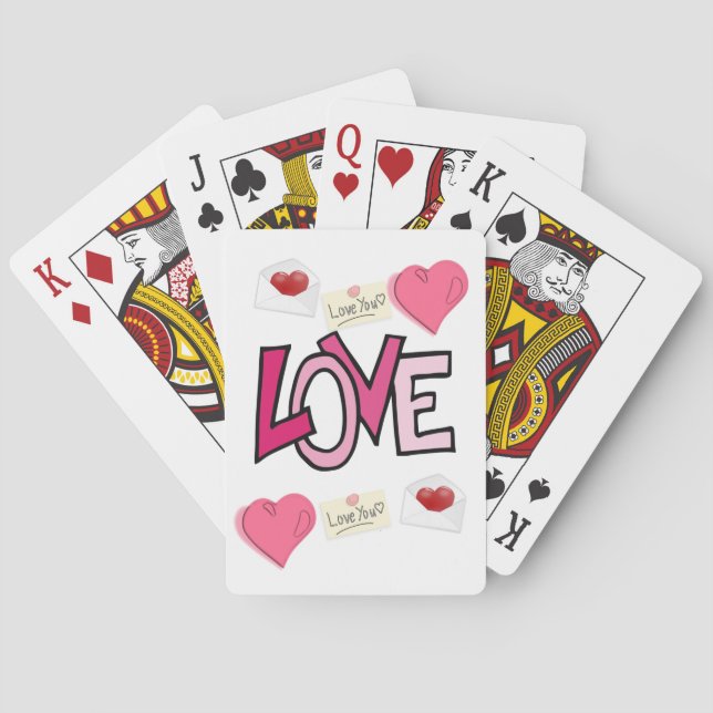 Jeu De Cartes Pont carte de la Saint-Valentin (dos)