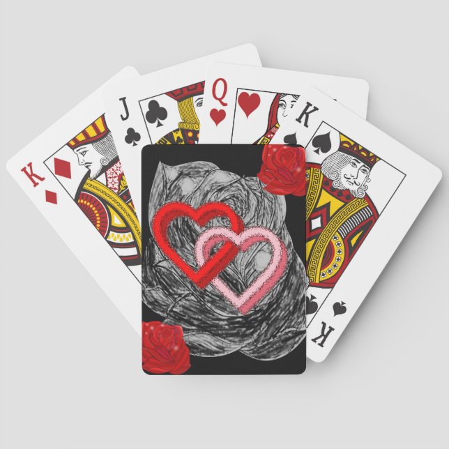 Jeu De Cartes Pont carte de la Saint-Valentin (dos)