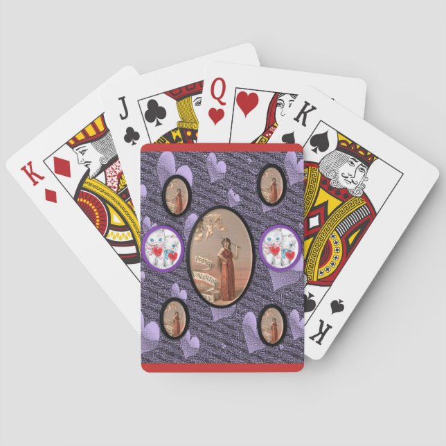 Jeu De Cartes Pont carte de la Saint-Valentin (dos)