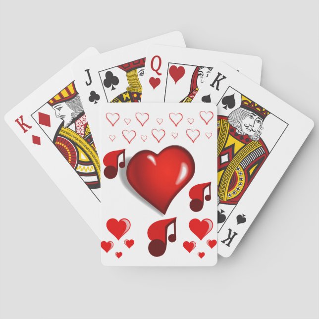 Jeu De Cartes Pont carte de la Saint-Valentin (dos)