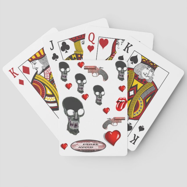 Jeu De Cartes Pont carte de la Saint-Valentin (dos)