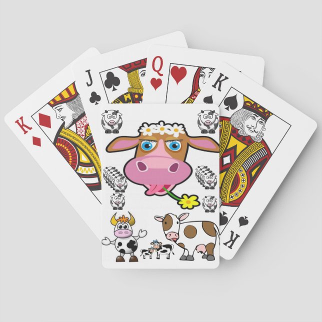 Jeu De Cartes Pont de carte de jeu pour vache (dos)