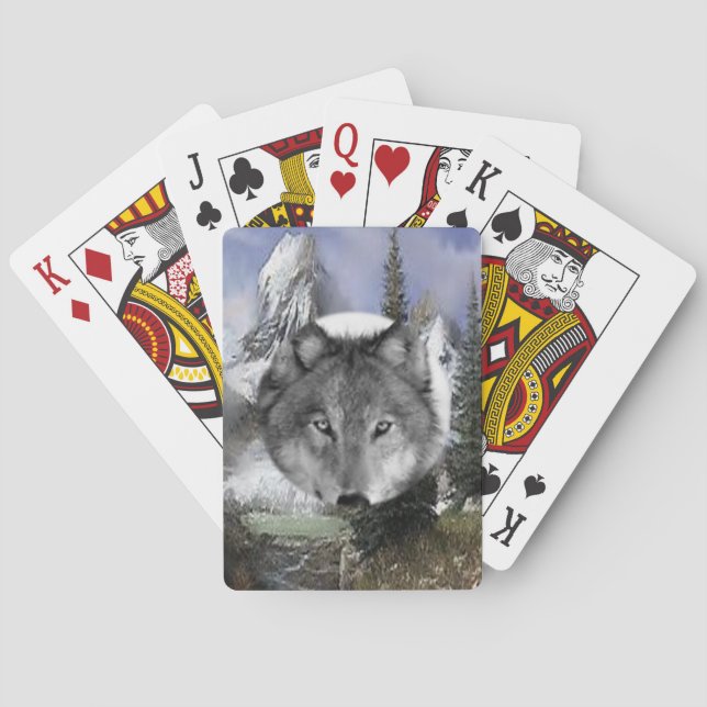 Jeu De Cartes Pont de cartes de jeu Wolf (dos)