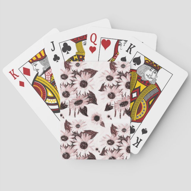 Jeu De Cartes Pont de cartes de tournesol (dos)