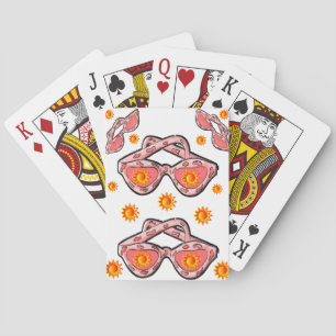Jeu De Cartes Pont de cartes de tournesol