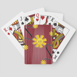 Jeu De Cartes Pont de cartes de tournesol