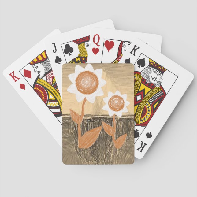 Jeu De Cartes Pont de cartes de tournesol (dos)