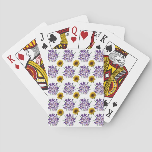 Jeu De Cartes Pont de cartes de tournesol (dos)