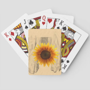 Jeu De Cartes Pont de cartes de tournesol