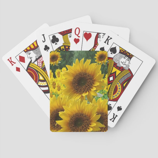 Jeu De Cartes Pont de cartes de tournesol (dos)