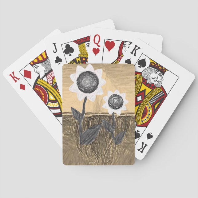 Jeu De Cartes Pont de cartes de tournesol (dos)