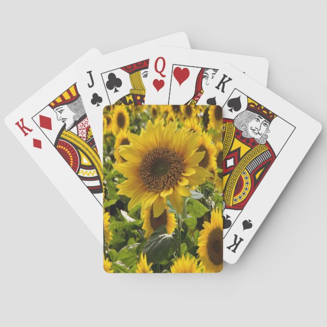 Jeu De Cartes Pont de cartes de tournesol (dos)