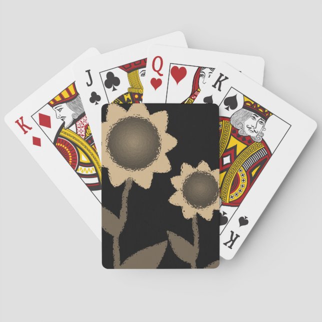 Jeu De Cartes Pont de cartes de tournesol (dos)