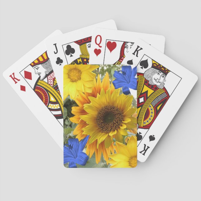 Jeu De Cartes Pont de cartes de tournesol (dos)