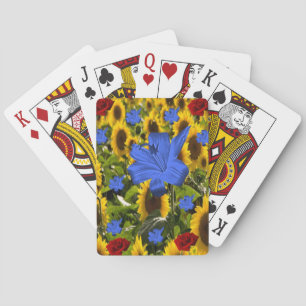 Jeu De Cartes Pont de cartes de tournesol