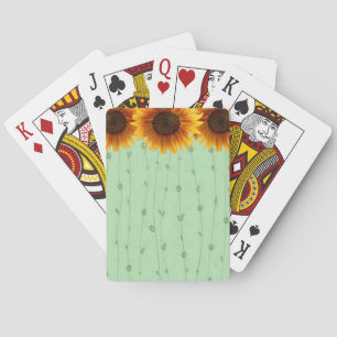 Jeu De Cartes Pont de cartes de tournesol