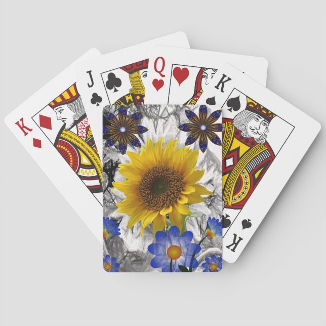 Jeu De Cartes Pont de cartes de tournesol (dos)