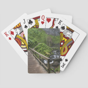 Jeu De Cartes Pont de Latourell Falls, Columbia River Gorge,