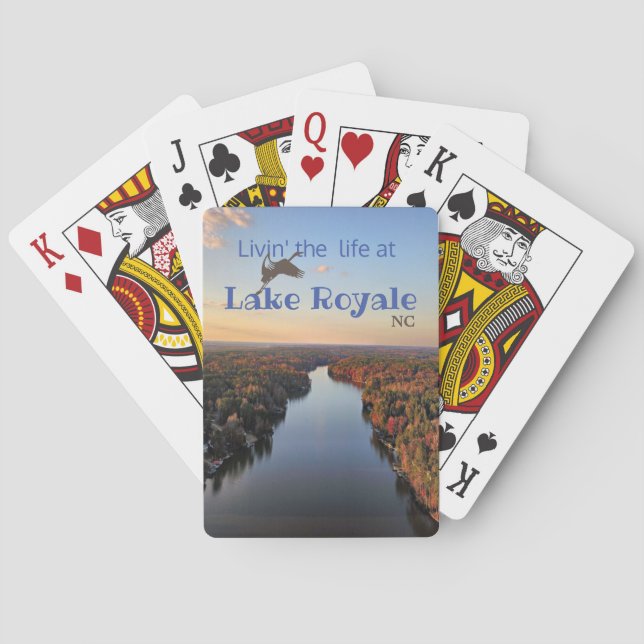 Jeu De Cartes Pont des cartes du lac Royale (dos)
