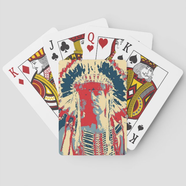 Jeu De Cartes Pont indien mohawk (dos)