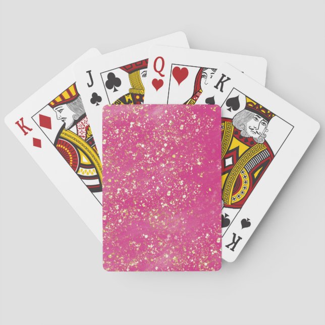JEU DE CARTES PONT ROSE DE CARTES (dos)