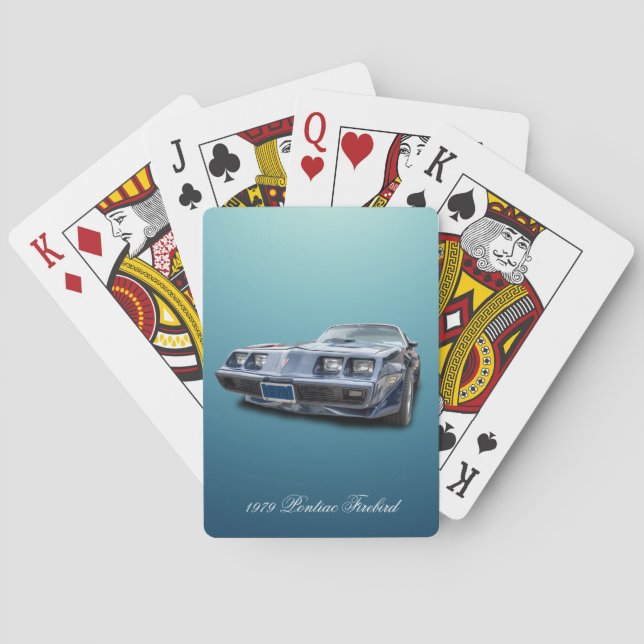 JEU DE CARTES PONTIAC FIREBIRD 1979 (dos)