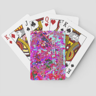 Jeu De Cartes Pop Art Dragonlies on Pink Latte Mug