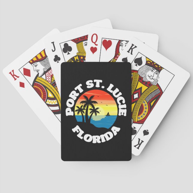 Jeu De Cartes Port St. Lucie, Floride (dos)