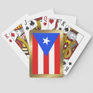 Jeu De Cartes Porto Rico Drapeau Lecture Cartes
