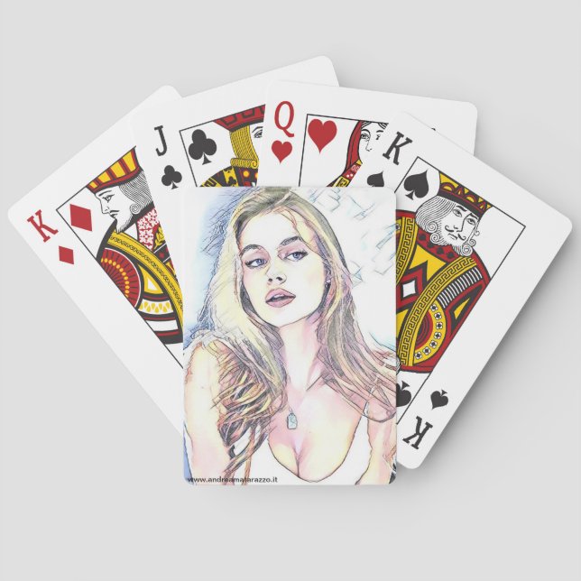 Jeu De Cartes Portrait de Hailey (dos)