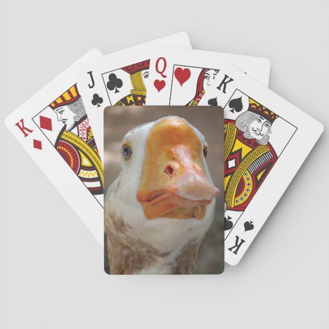 Jeu De Cartes Portrait d'oie (dos)