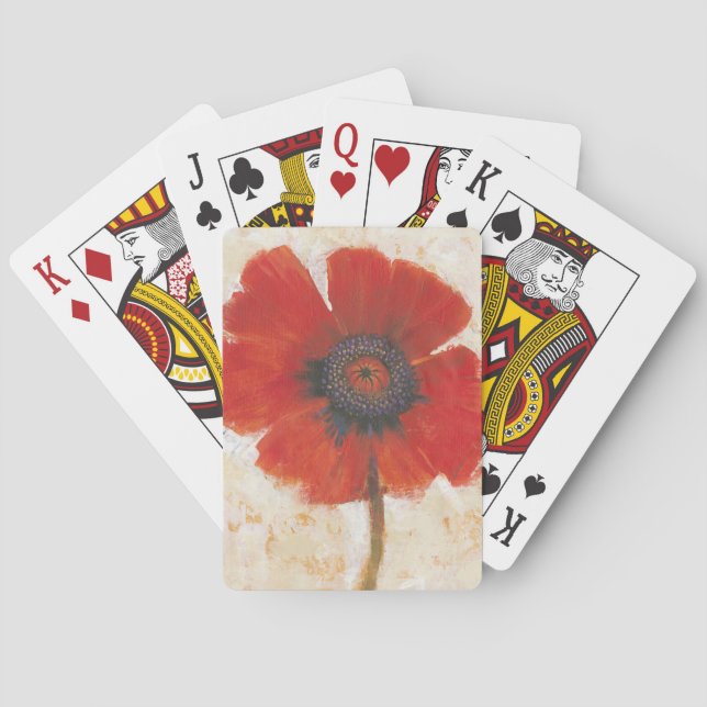 Jeu De Cartes Portrait Red Poppy (dos)