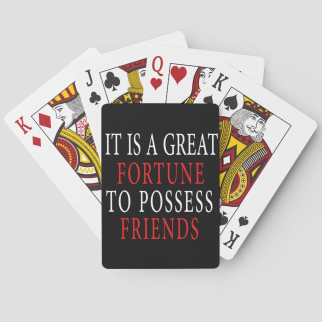 Jeu De Cartes posséder ami Classic Playing Cartes (dos)