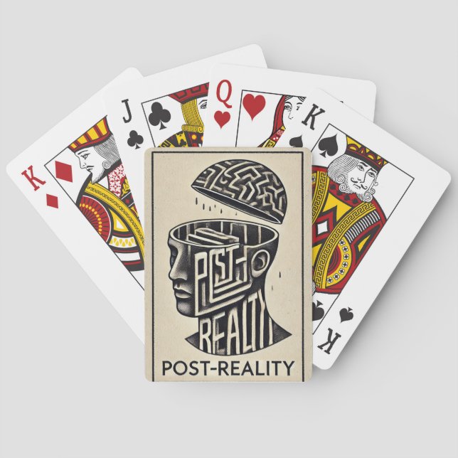 Jeu De Cartes Post-Reality playing Cards (dos)
